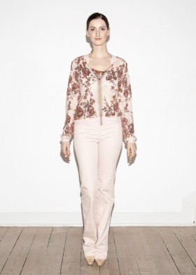 Tank Top mit Tattoospitze in peach-rosé Tank Top mit Tattoospitze in peach-rosé