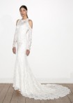Organza-Spitzenkleid mit Cut-Outs
