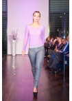 Tulle-Stretch Shirt, viola