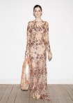 Nude evening dress made of tattoo lace