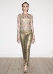 Gold metallic jeans