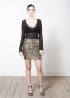 Leo sequin mini skirt