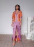 Hand embroidered silk jacquard sari