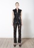 Camouflage sequin jumpsuit