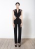 Jumpsuit mit seitlichen Spitzen-Cutouts