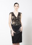 Lace Couture Shirt, Corset Style