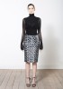 Leo sequin midi skirt