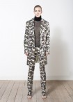 Camouflage Sequin Coat